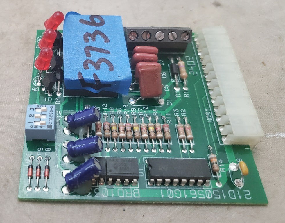 Trane Zettler Zone/Bypass Control Card Zzcardal010 21D150561G01 019585