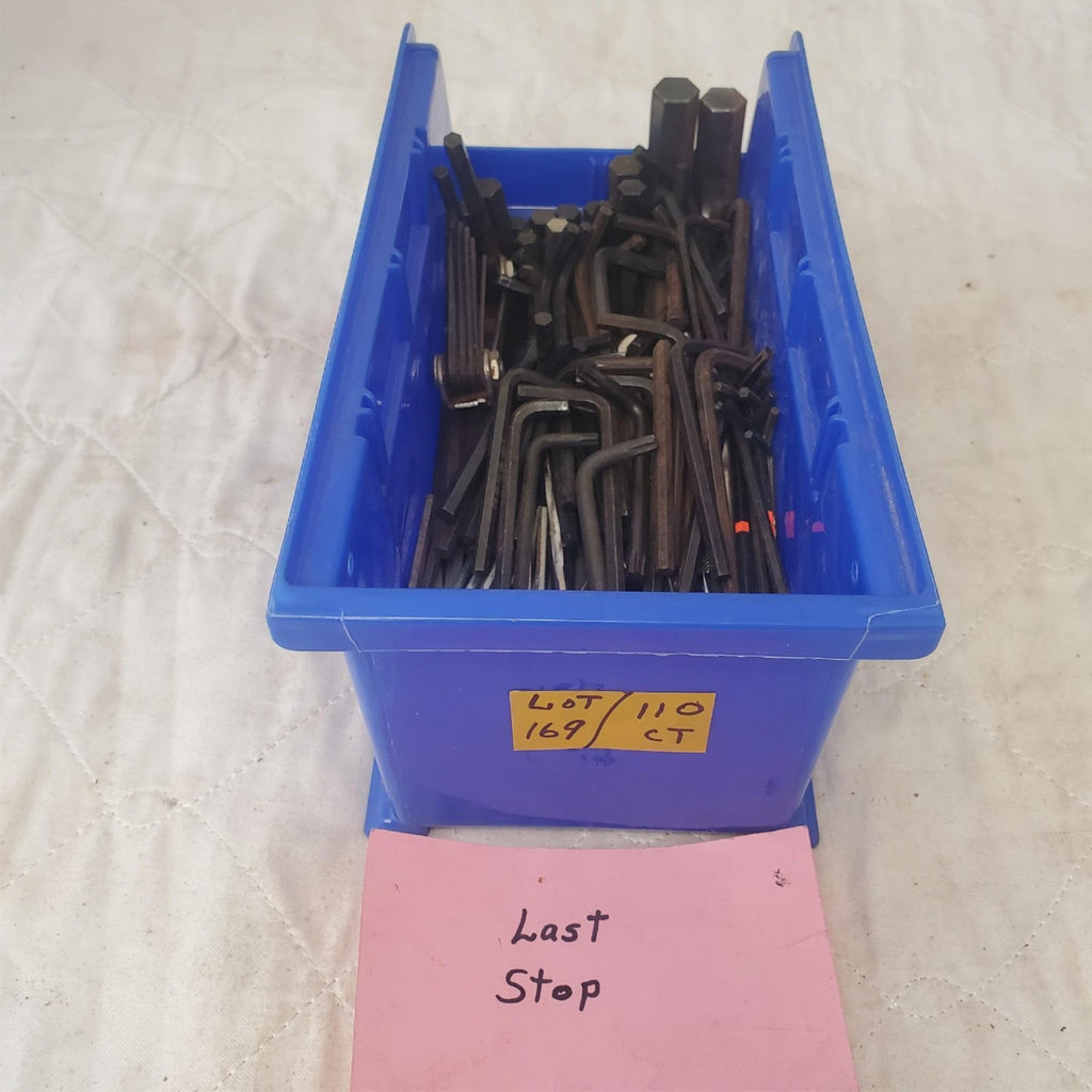 Lot of 110 Pieces  Allen/Hex Wrenches All Purpose Mixed Sizes LOT169