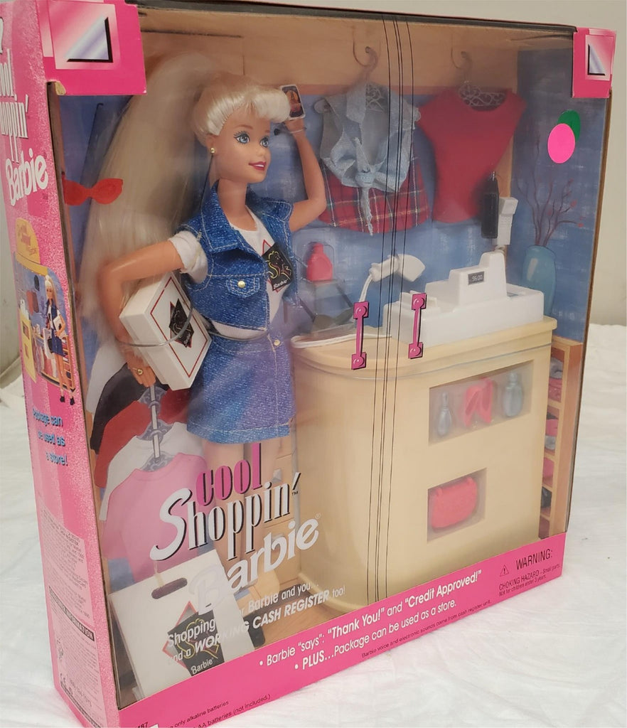 1997 Cool Shoppin Barbie Doll w/ Cash Register  Mattel #17487 Store Theme
