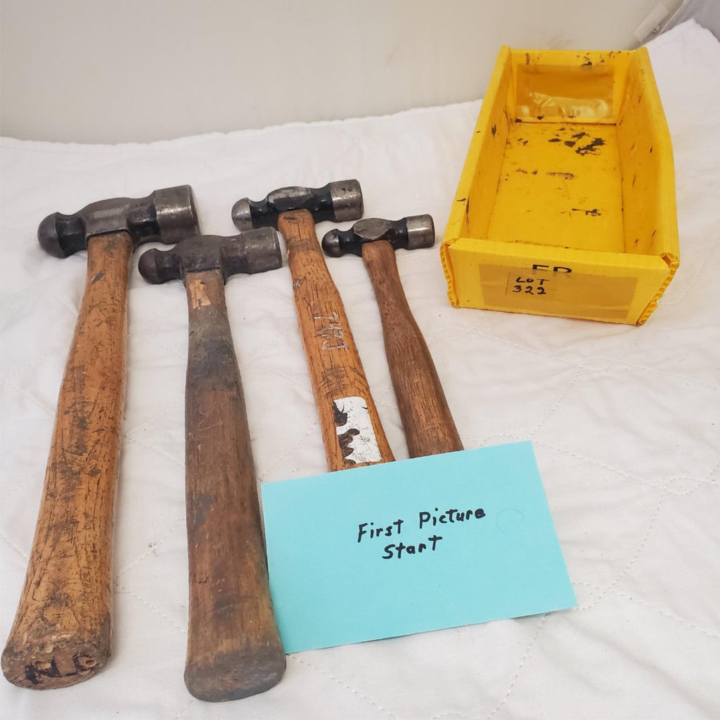 Lot of 4 Ball Peen Hammers LOT- 322