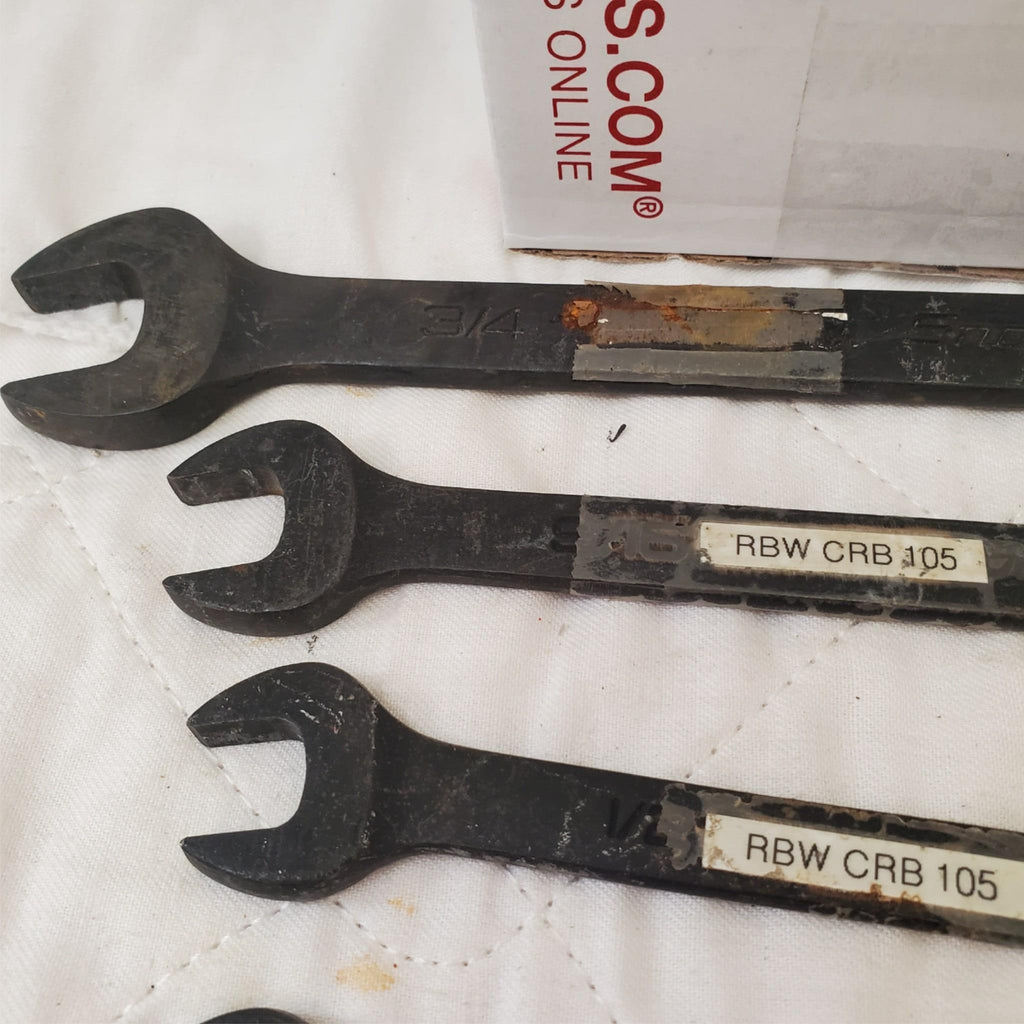 Lot of 5 Snap-On 12-Point Combination Box End Wrenches LOT-800