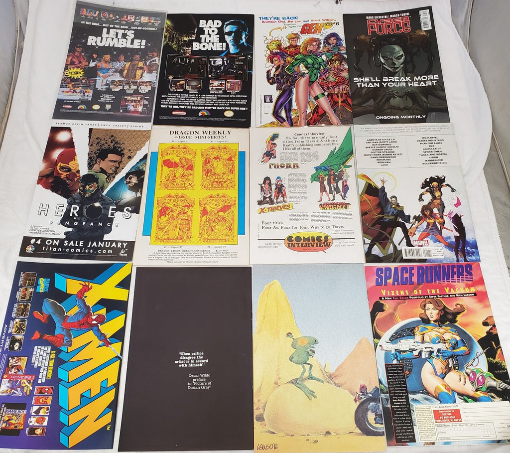 Lot of 12 Archer & Armstrong Backlash Marvel & Other Comic Books #17