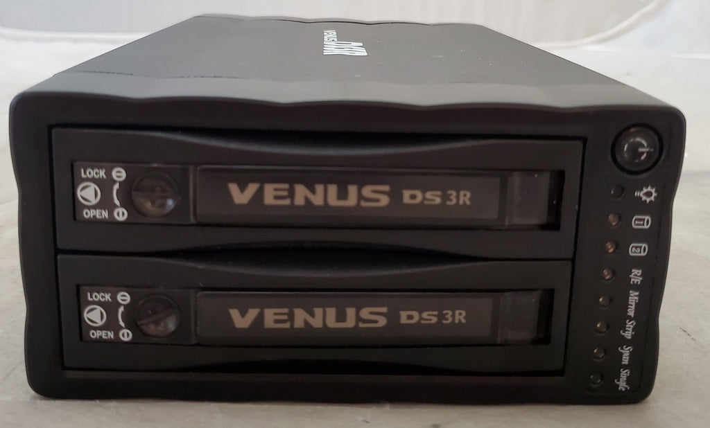 Venus DS3R Aluminum External Enclosure (Black)