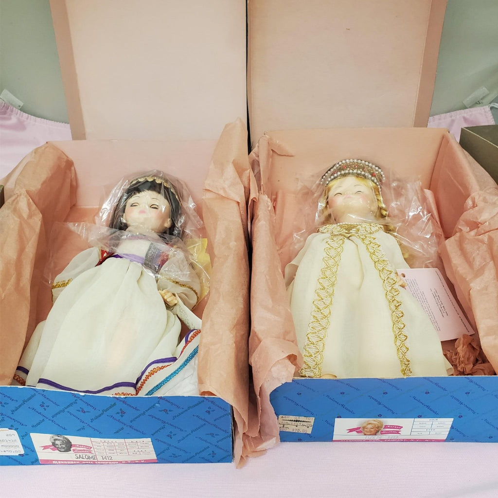 Madame Alexander #1413 Isolde #1412 Salome Opera Series Dolls Set with Box