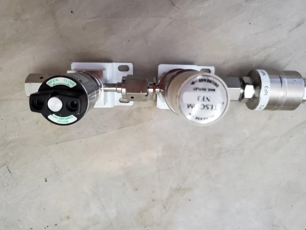 Tescom NF3 Regulotor Valve with Sanitary Butterfly Valve SUS316L