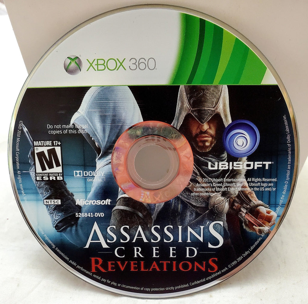 Assassin's Creed: Revelations Microsoft Xbox 360 Video Game Disc Only