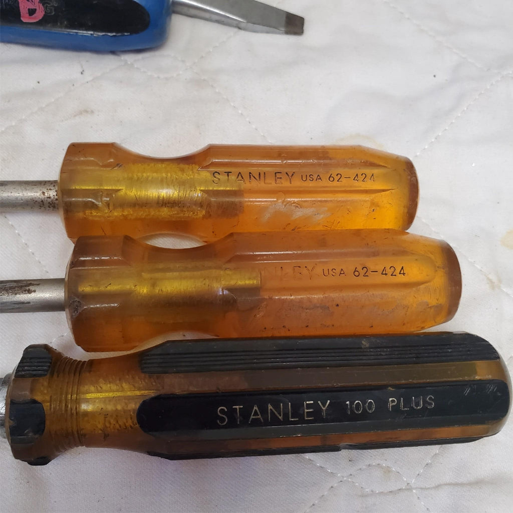 Lot of 6 Stanley Snap-on Armstrong Vintage Screwdrivers LOT-811