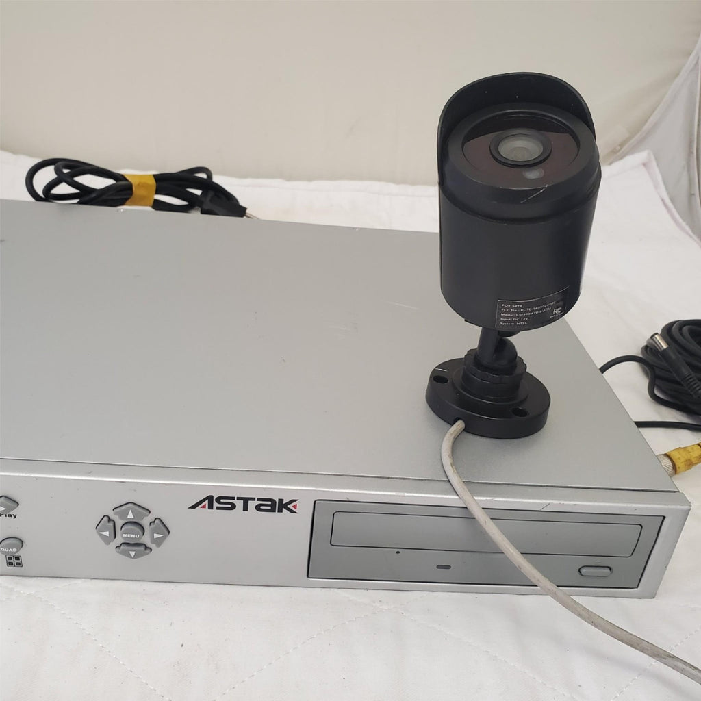 Astak CM-04LCU 4-Channel Digital Video Recorder w/ Camera & Wires