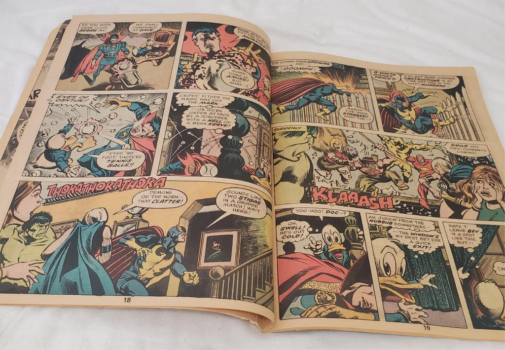 Giant Comic Howard the Duck Joins Defenders Marvel Treasury #12