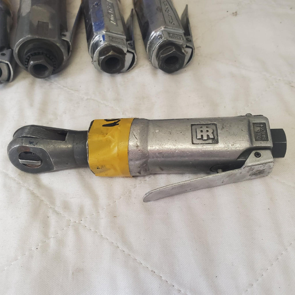 Lot of 5 Assorted Heavy Duty Pneumatic Air Ratchet Wrench Air Tool LOT-68