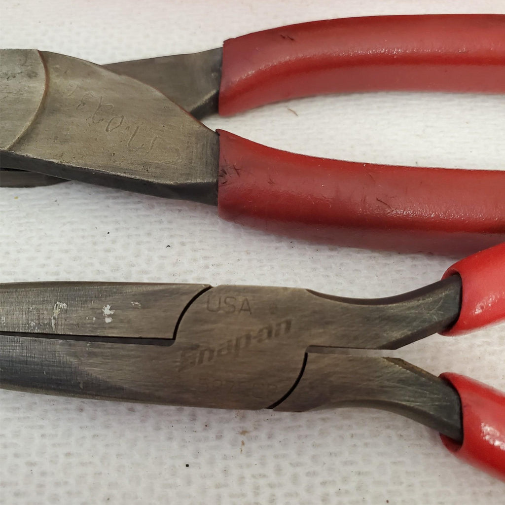Lot of Assorted Snap-On Tools Starter Punch Flat Chisel Kit & Pillers LOT-1045