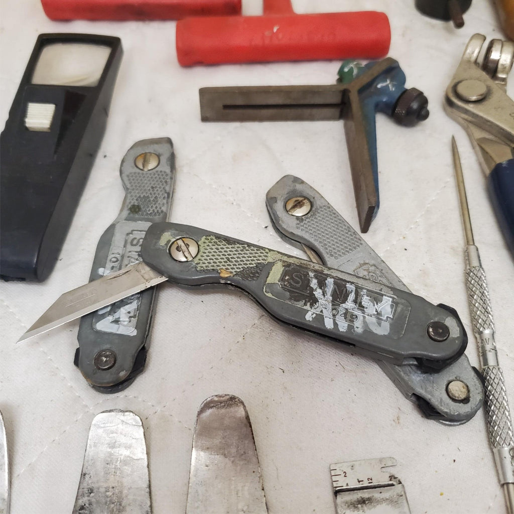 Mixed Lot Precision Hand Tools Scissors Forceps Caliper Pliers Scrapers LOT-547