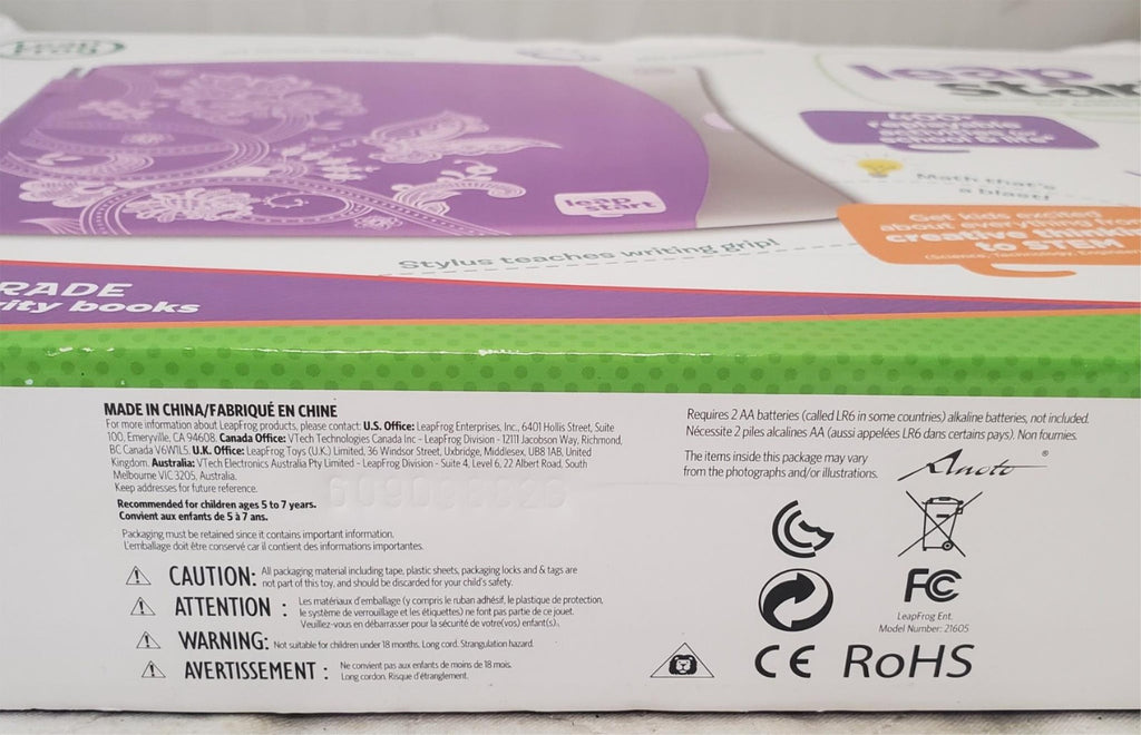 LeapFrog LeapStart Interactive Learning System Kindergarten and 1st Grade