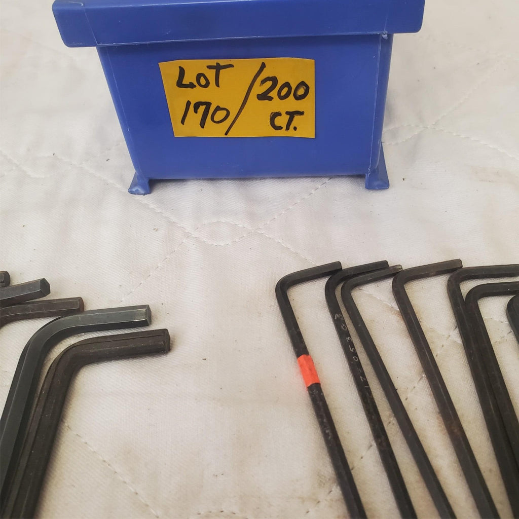 Lot of 200 Pieces  Allen/Hex Wrenches All Purpose Mixed Sizes LOT170