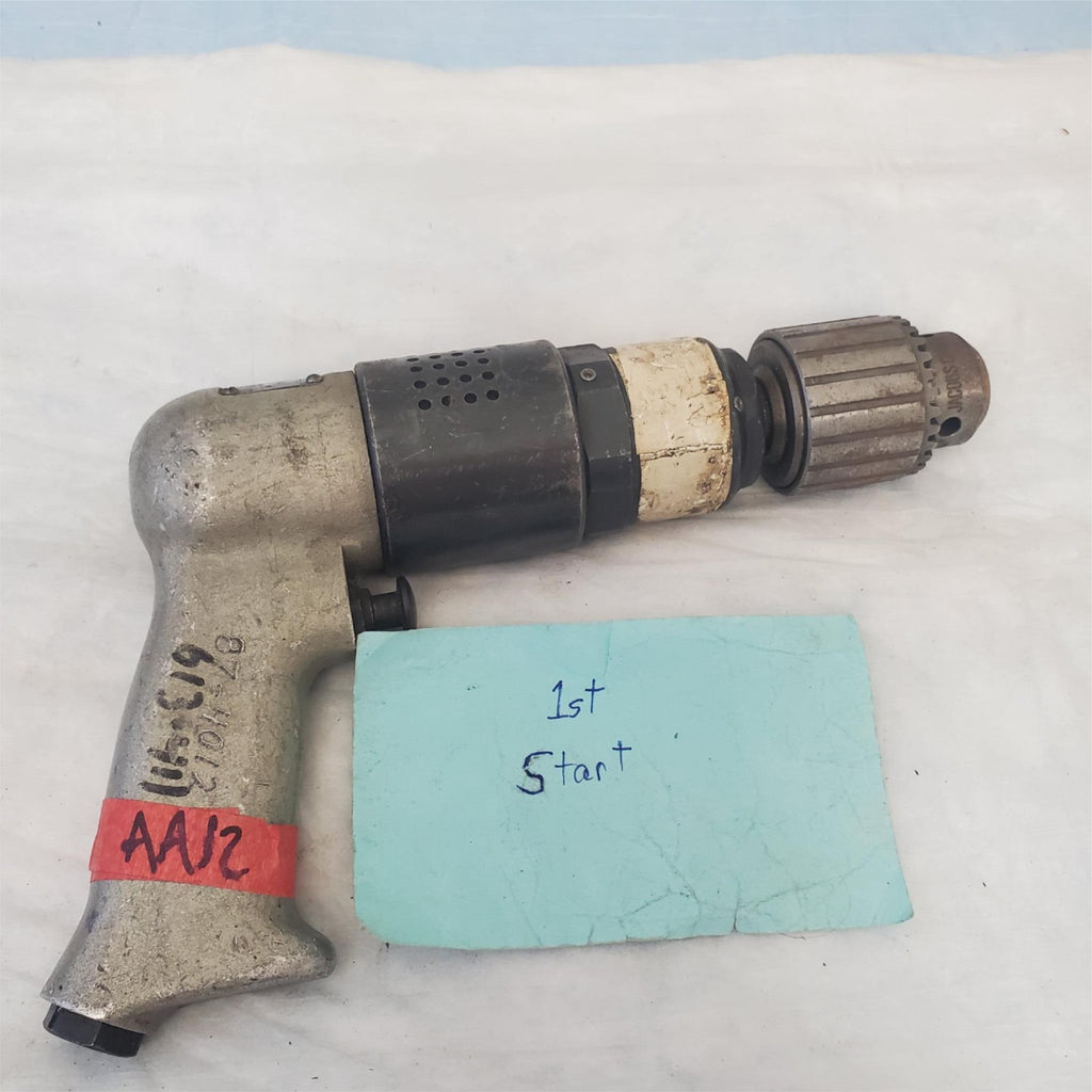 Rockwell 41D107B Pistol Grip Pneumatic Air Drill Air Tool AA-12