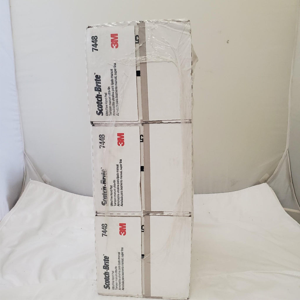 Lot of 60 3M Scotch-Brite Ultra Fine Hand Pads 07448, 6 in x 9 in