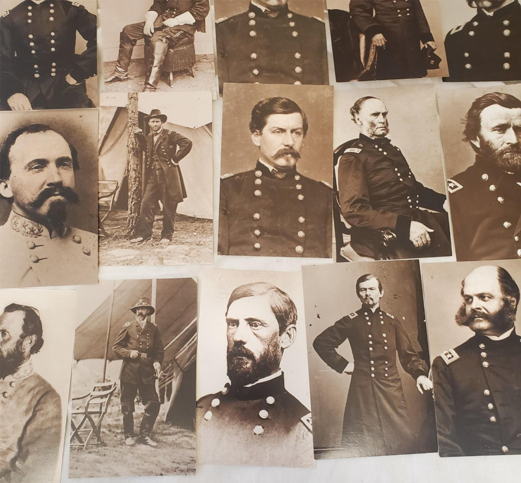 civil war post cards Leib Image unposted, York PA,  Lincoln, Grant, Lee, Davis