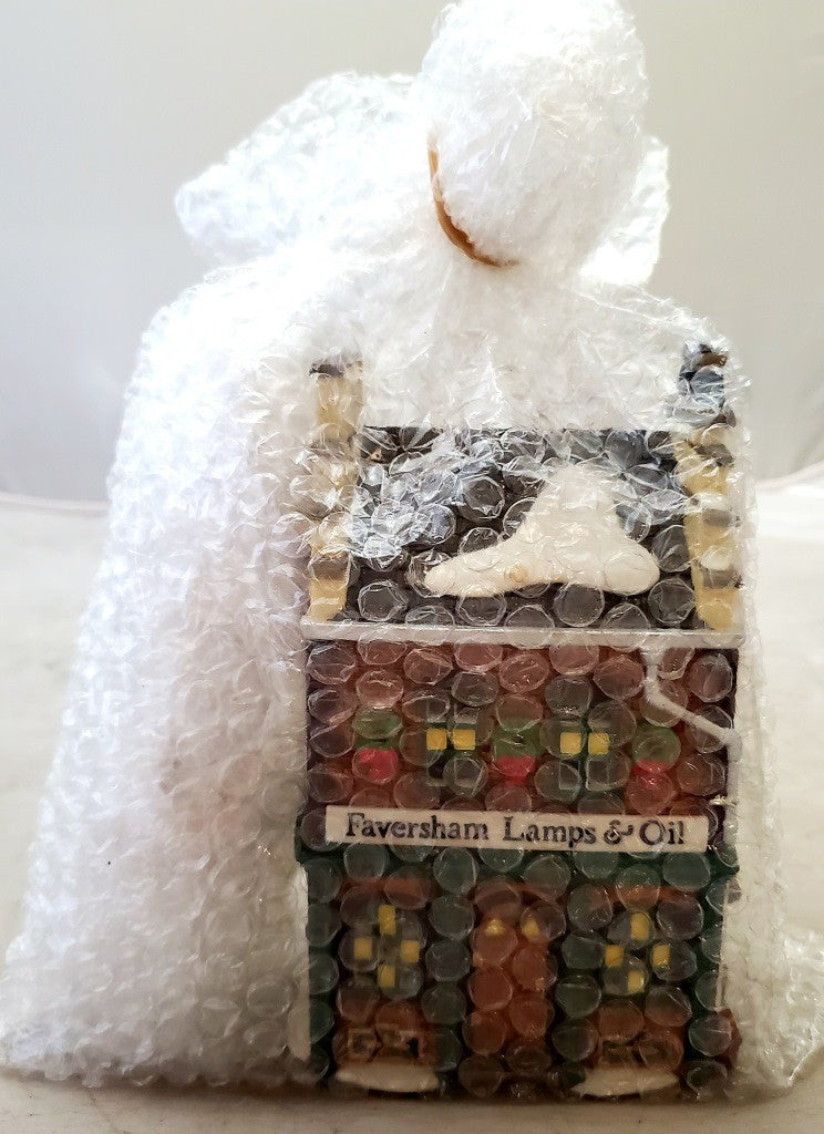 Dept 56 Dickens Village Series “Faversham Lamps and Oil “Heritage Village 5832-7