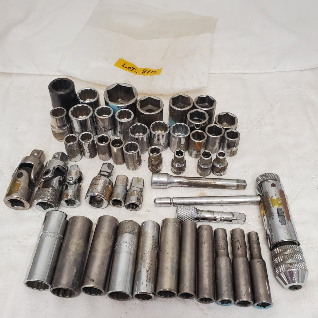 Lot of Assorted Proto Extension Socket Drive & Deep Socket Tools LOT-810