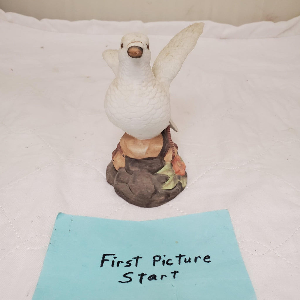 White Dove Ceramic Porcelain Figurine #1