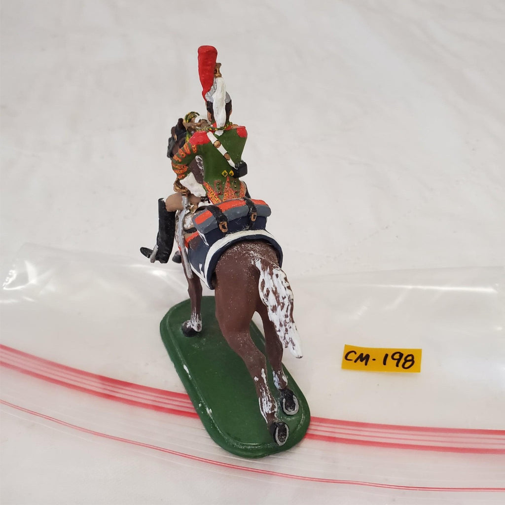 St. Petersburg Hand Painted Metal Toy Soldier Calvary Trumpeter CM-198