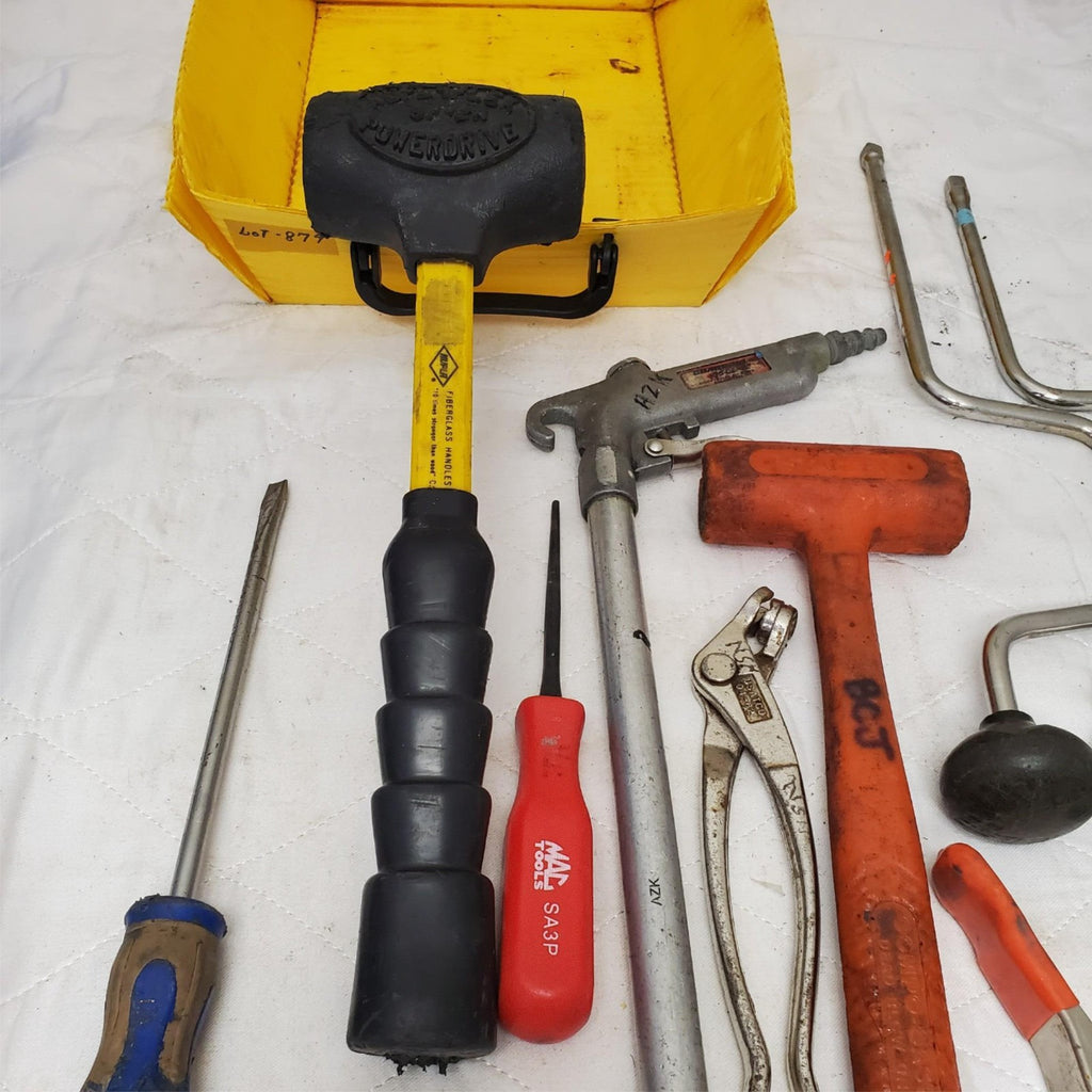 Lot of Stanley Matco Hammer Mallets Tools Set