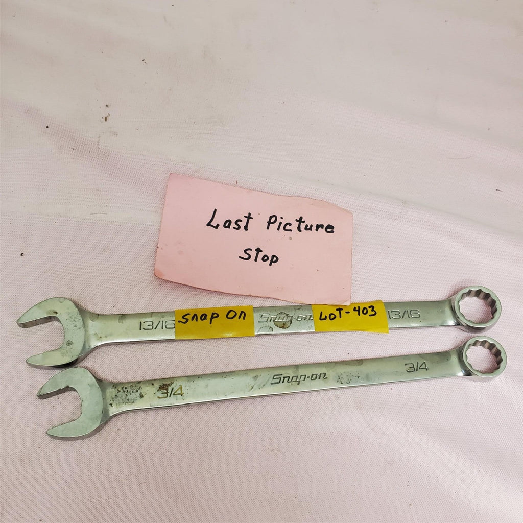 Snap on OEX Series 13/16" OEX26B & 3/4" OEX24B Combination Wrenches LOT-403