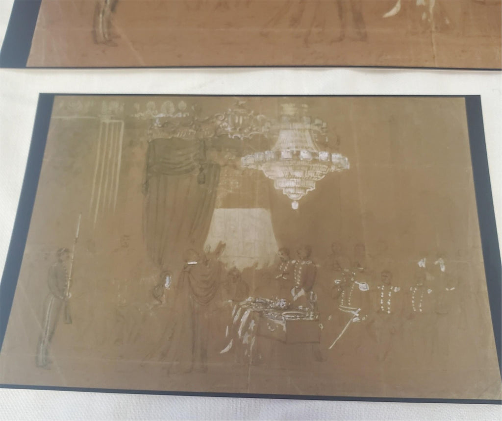 Drawing of Col. Ellsworth's Funeral