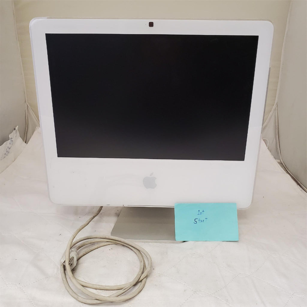 Apple iMac 17 in All In One Computer White Good Condition