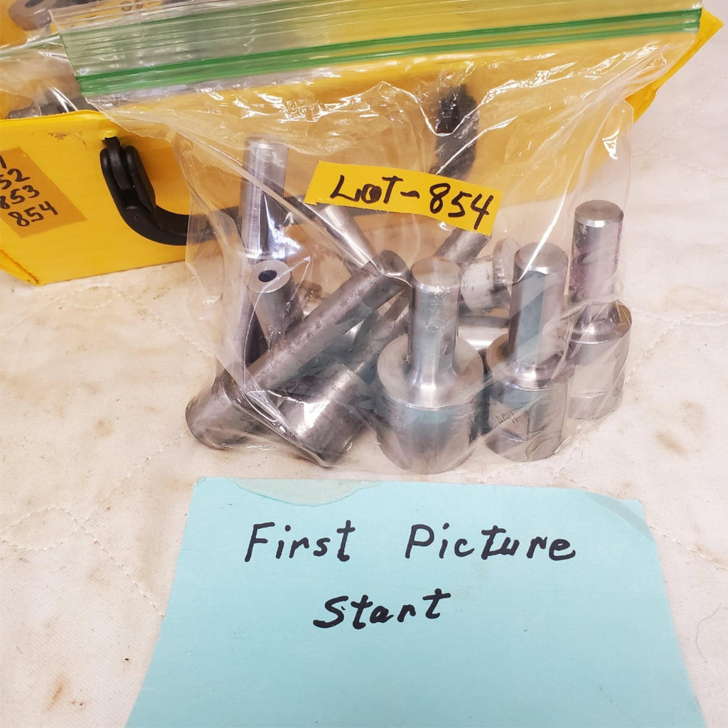 Lot of 10 Assorted Precision Steel Bushing Dies Set LOT-854