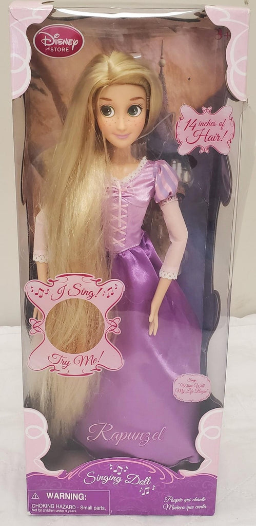 Disney Store Princess Rapunzel Singing Doll