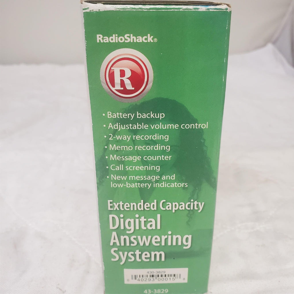 Radio Shack Digital Phone Answering Decivce Extended Memory CAT No.430-3829
