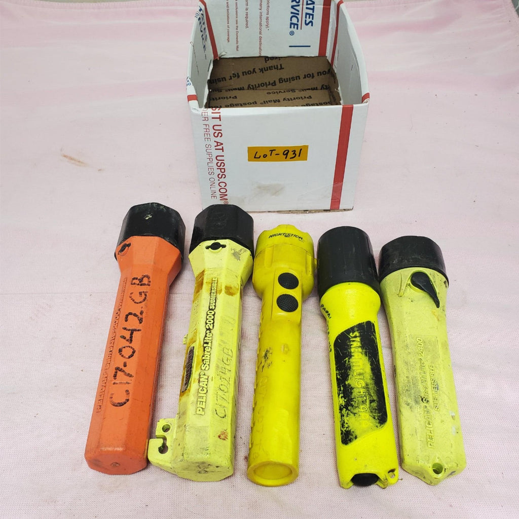 Lot of 5 NightStick Intrinsically Safe Flashlight LOT-931