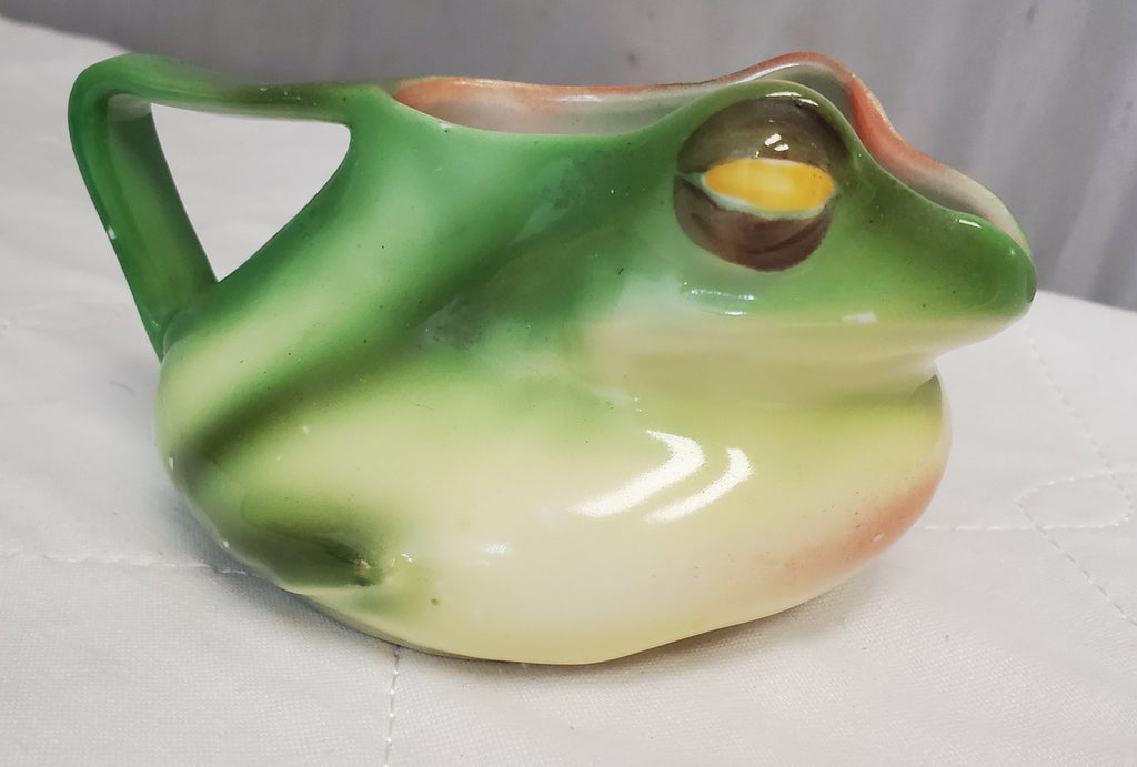 Antique Vintage Royal Bayreuth FROG Creamer Mug