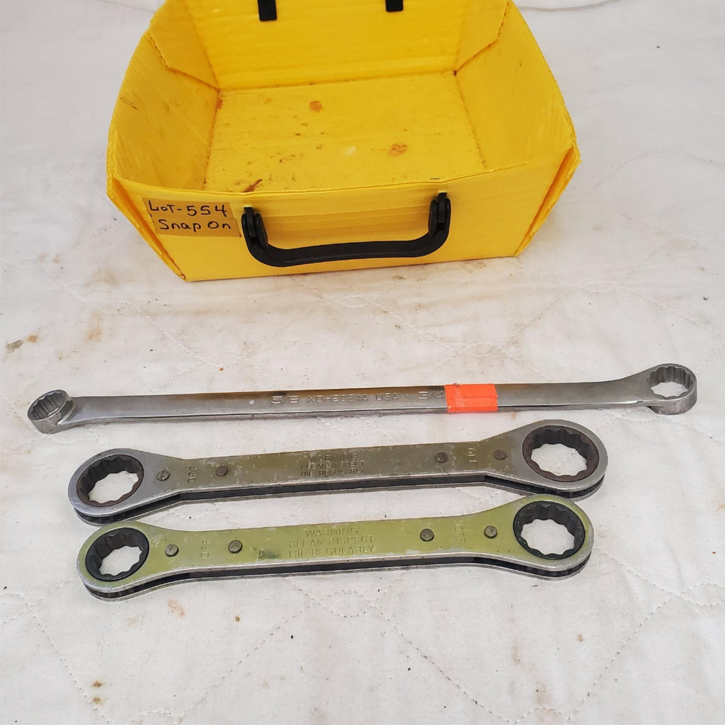 Lot of Snap-On Tools Double Offset Box Wrench LOT 554