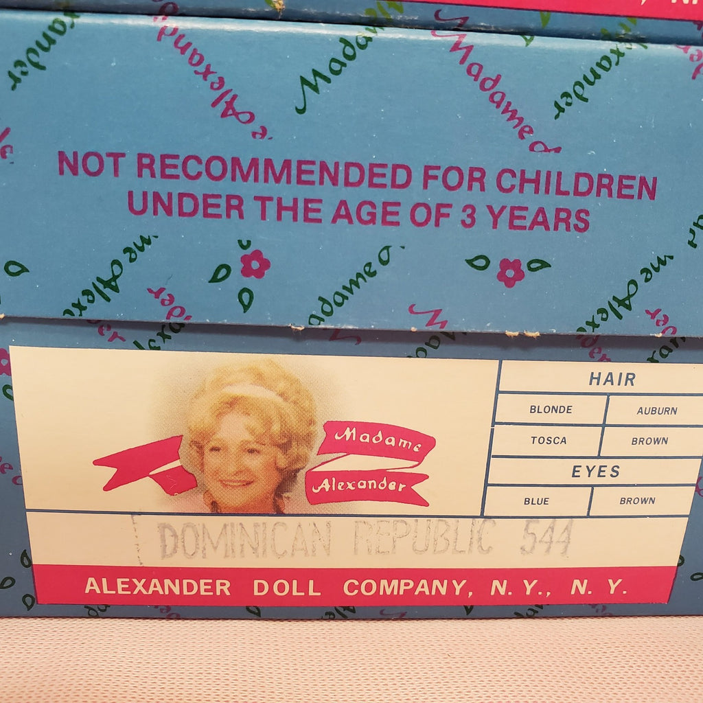 Set Of 5 Vintage Madame Alexander Miniature Showcase Dolls