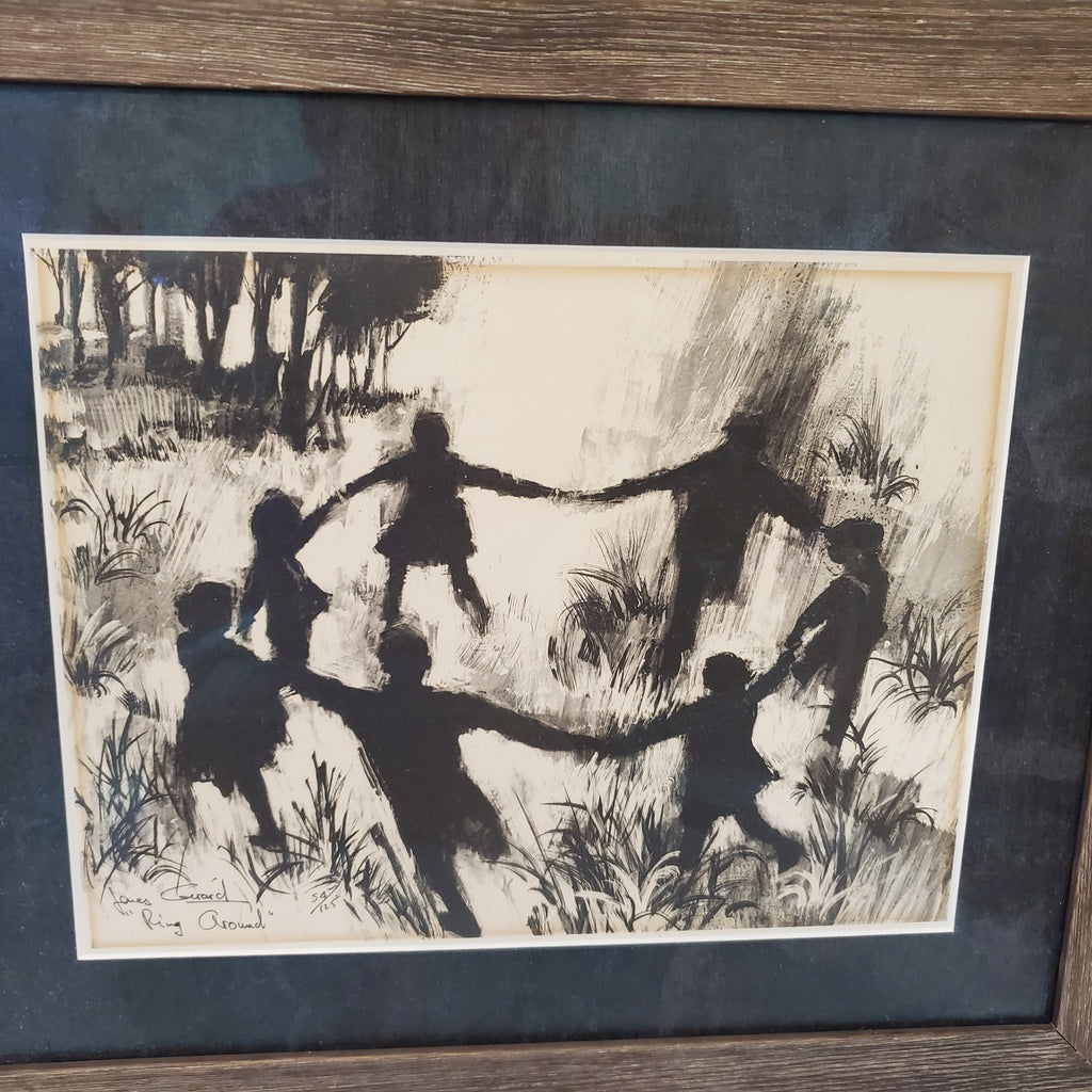 Jonas Gerard Signed & Numbered Framed Lithograph Ring Around