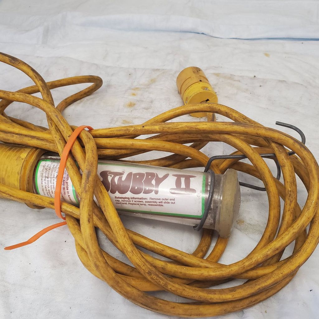 Vintage General Manufacturing Fluorescent Hand Lamp Fluorescent Light - Yellow