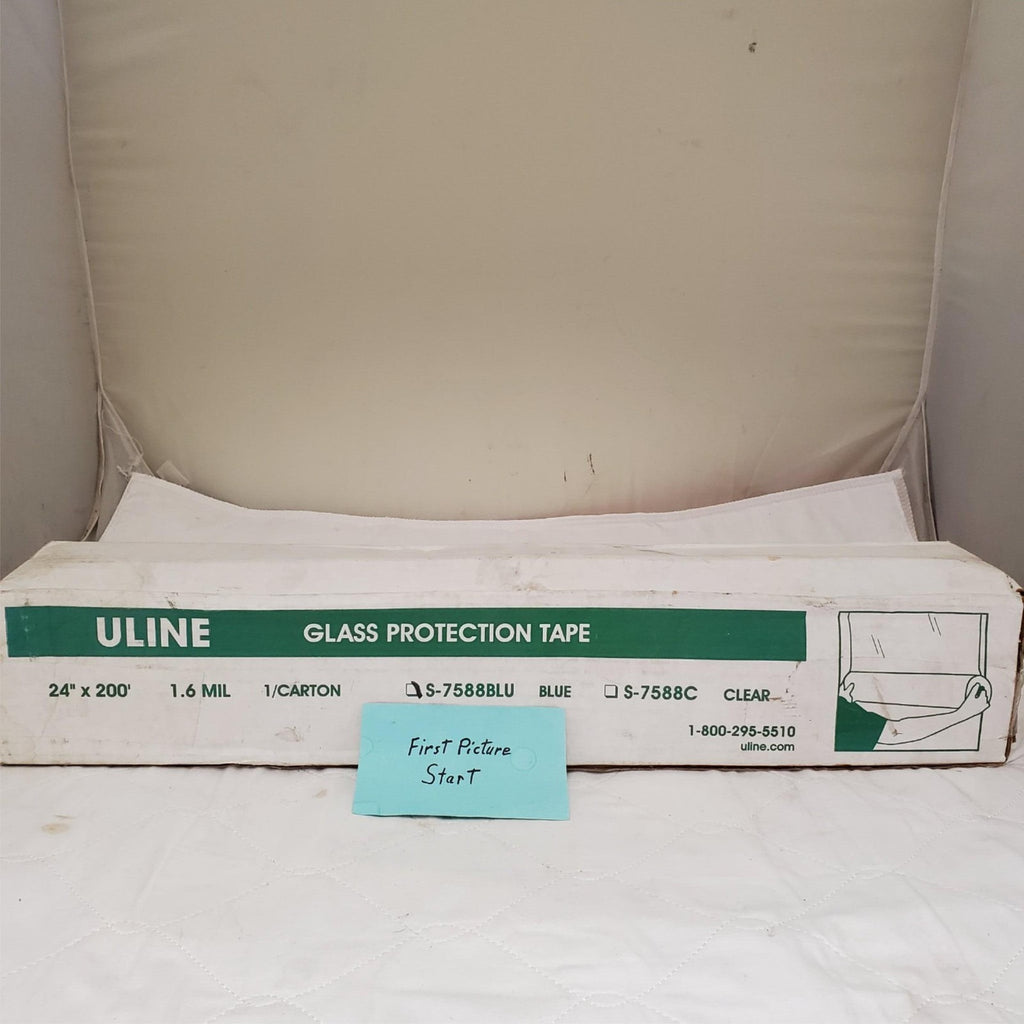 Uline 24" x 200' Blue Glass Protection Tape LOT-978