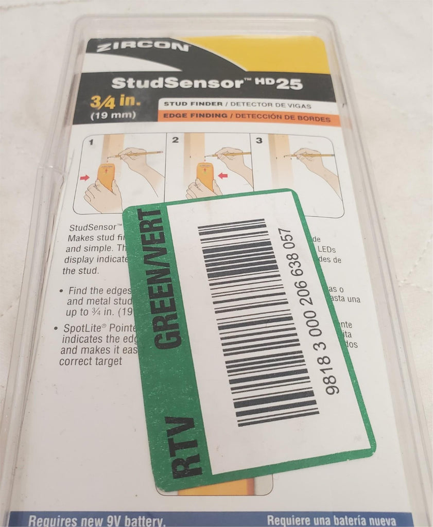Zircon StudSensor HD25 Stud Finder Decorating Guide #2