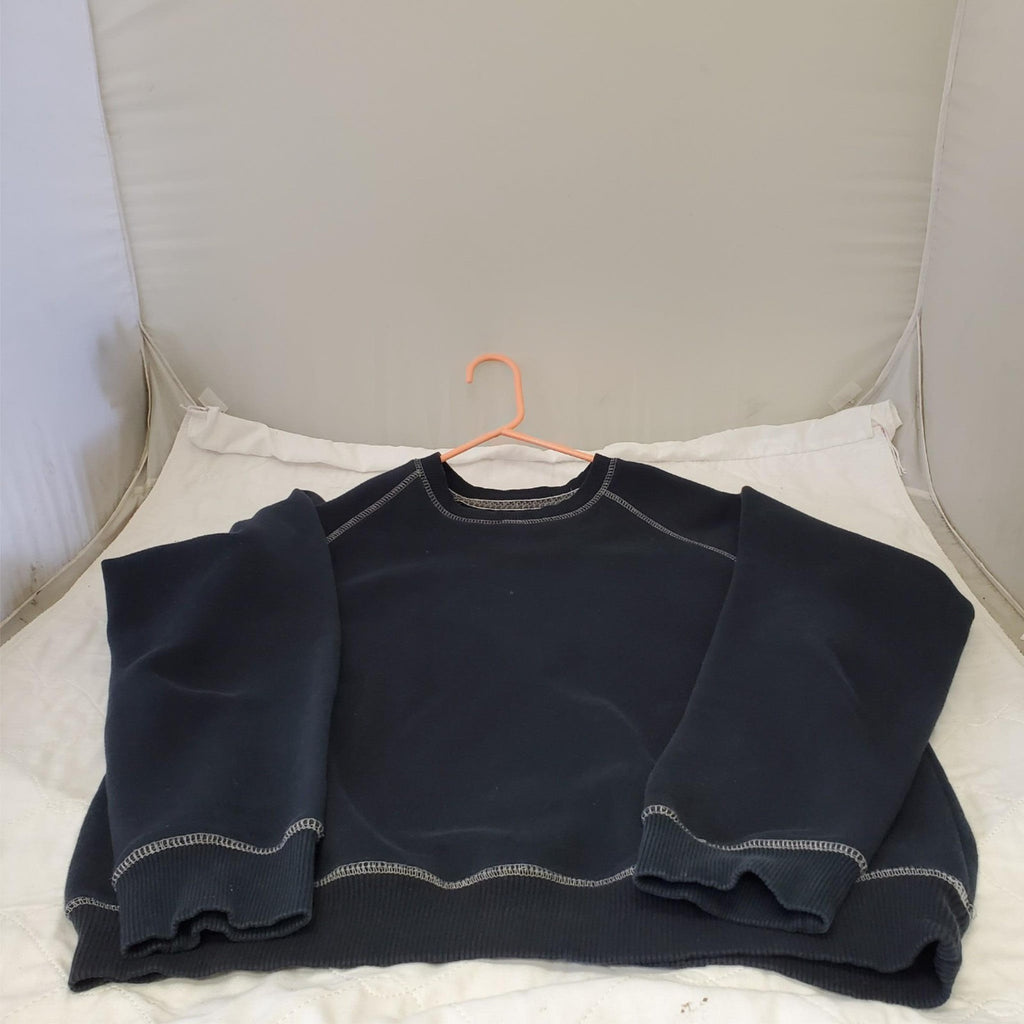 Champ Sports Men's Polo Full Sleeve T-shirt Black Size Small