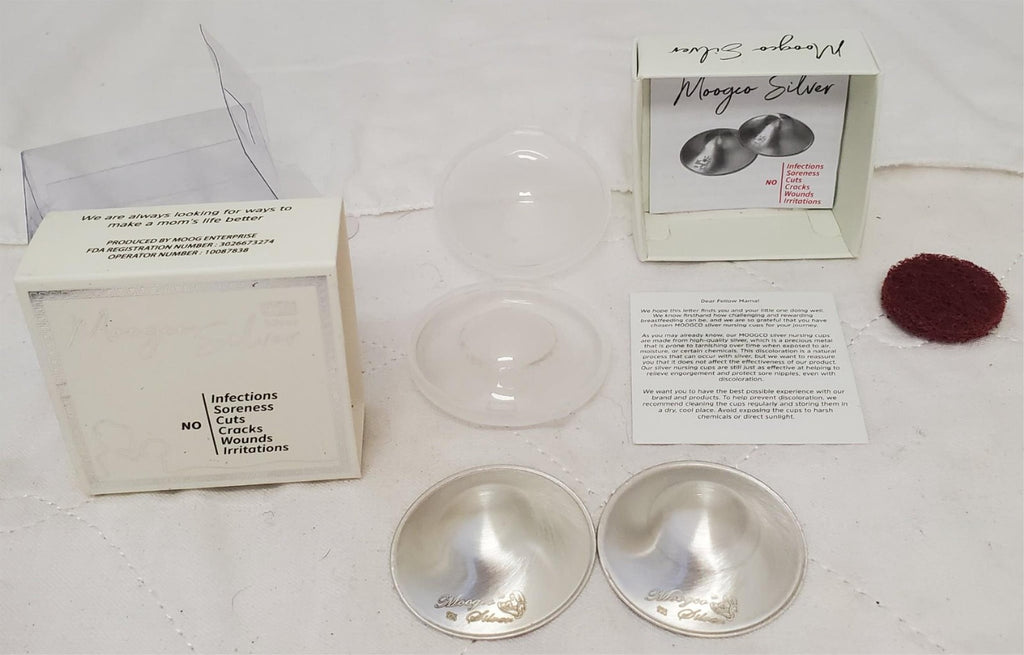 Moogco 925 Silver Nipple Shields Nursing Cups