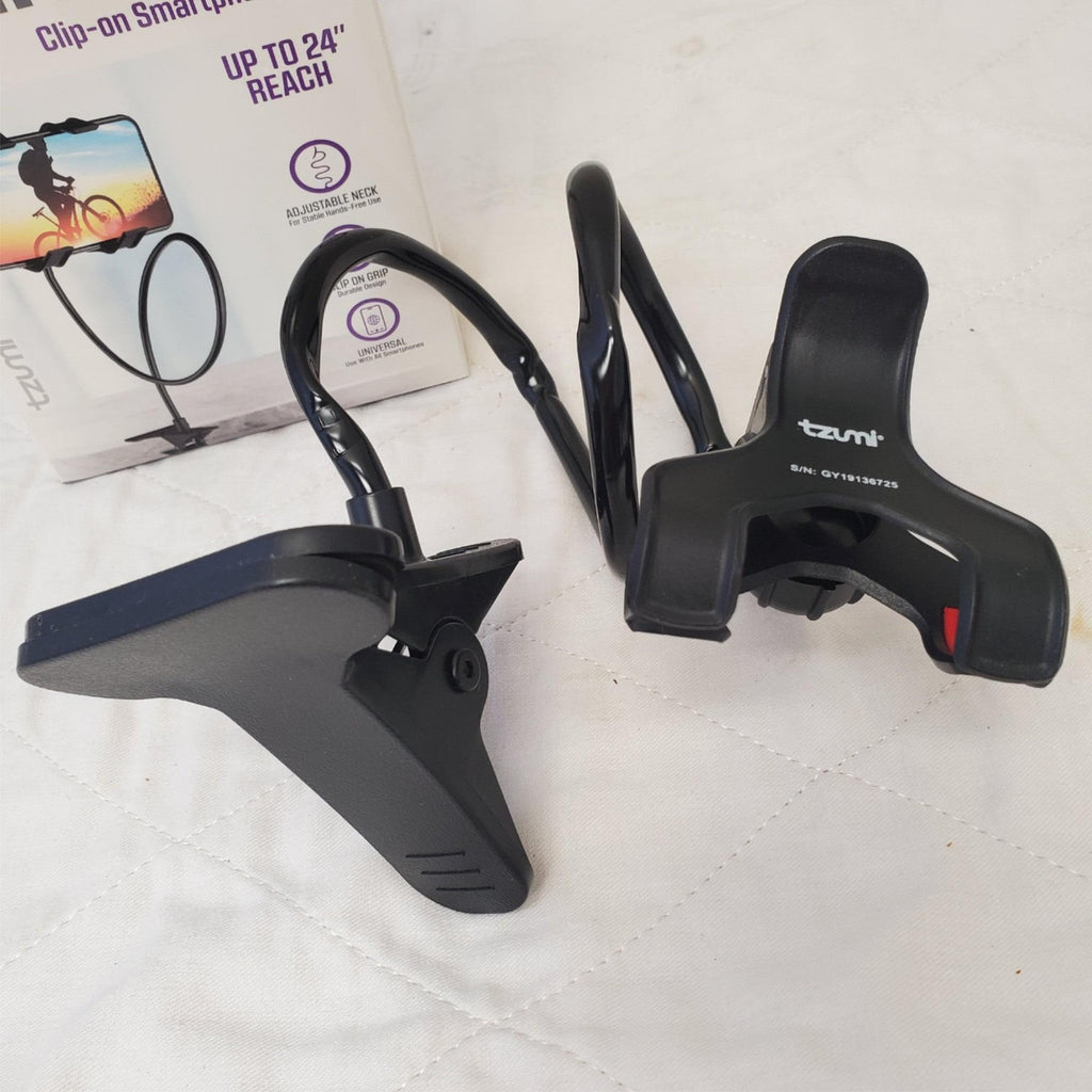 TZUMI Fleximount Clip-On Grip 24" Reach Adjustable Cell Phone Holder