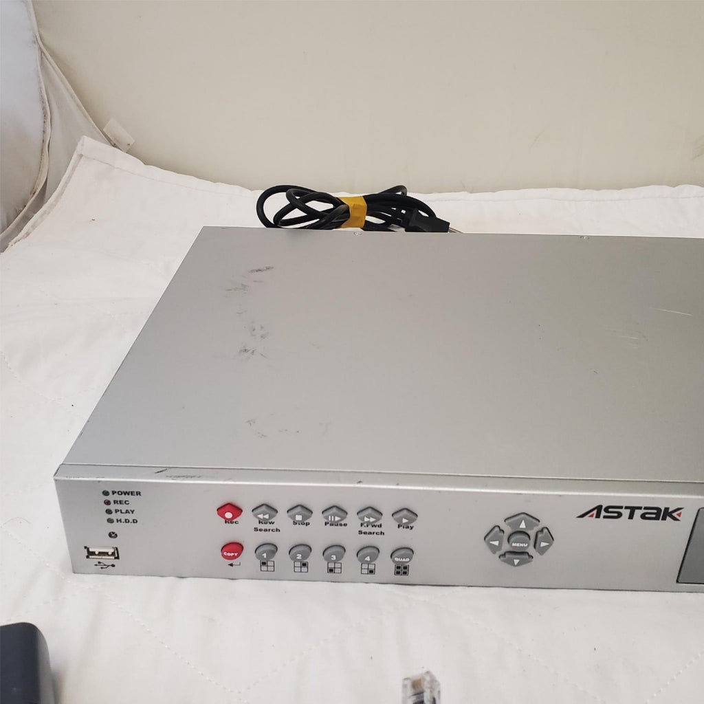 Astak CM-04LCU 4-Channel Digital Video Recorder w/ Camera & Wires