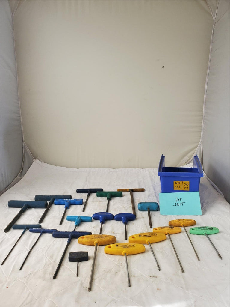 Lot of 20 Multi Size Assorted T Handle Hex Wrench LOT 227