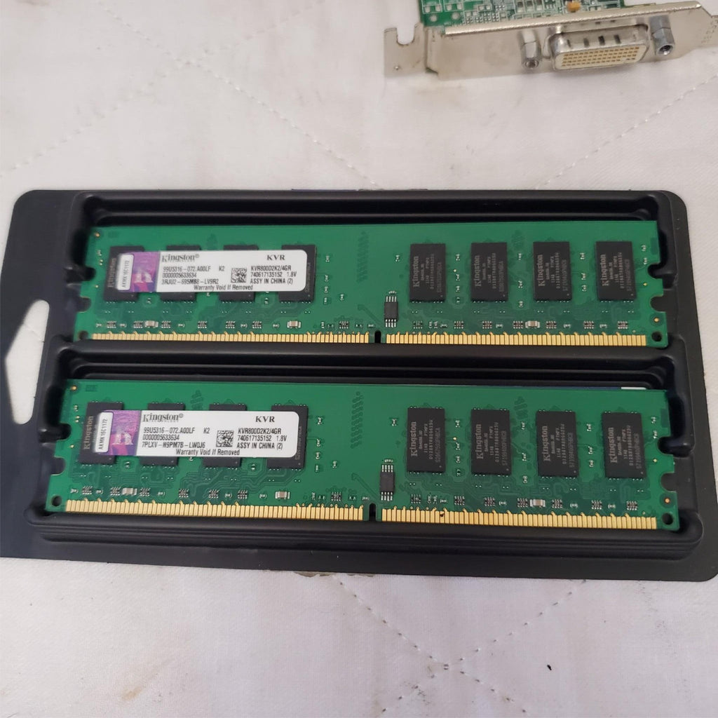 Lot of Various Computer Ram, PCI Adapter & Graphic Card