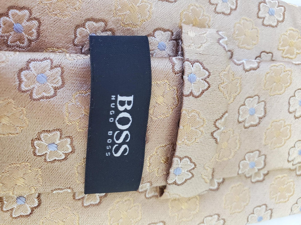 BOSS HUGO BOSS Mens Tie 100% Silk Italy