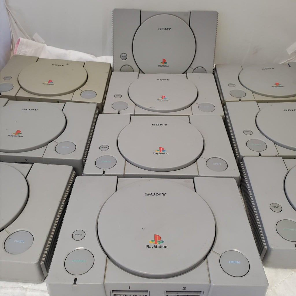 Lot of 10 Sony Play Station 1 Consoles For Parts #1