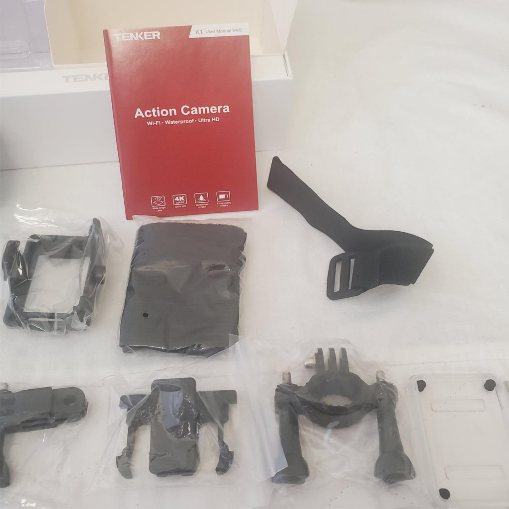 Tenker K1 4K Action Camera with Accesories 
