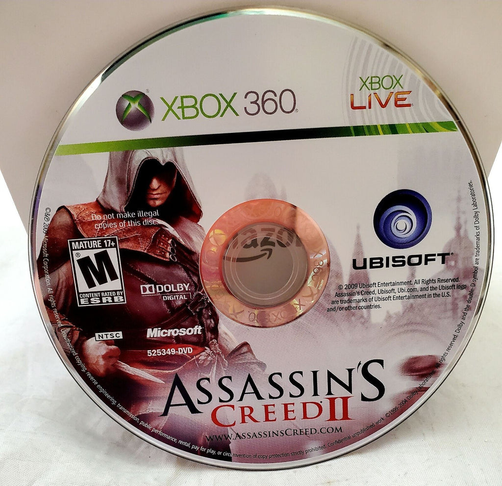 Assassins Creed II 2 Microsoft Xbox 360 Video Game Disc Only